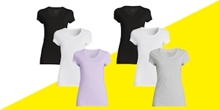 stock image of 3-pack No Boundaries Juniors' tshirts