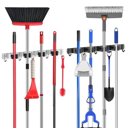 Broom Holder Wall Mount