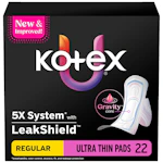 3 Kotex Ultra Thin Pads Packs