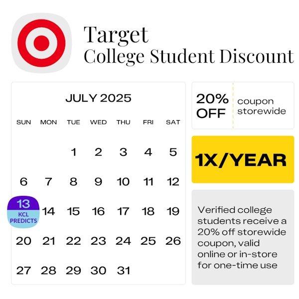 Target College Student Discount — July 2025