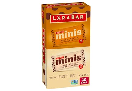 2 Larabar Mini Fruit and Nut Bar Packs