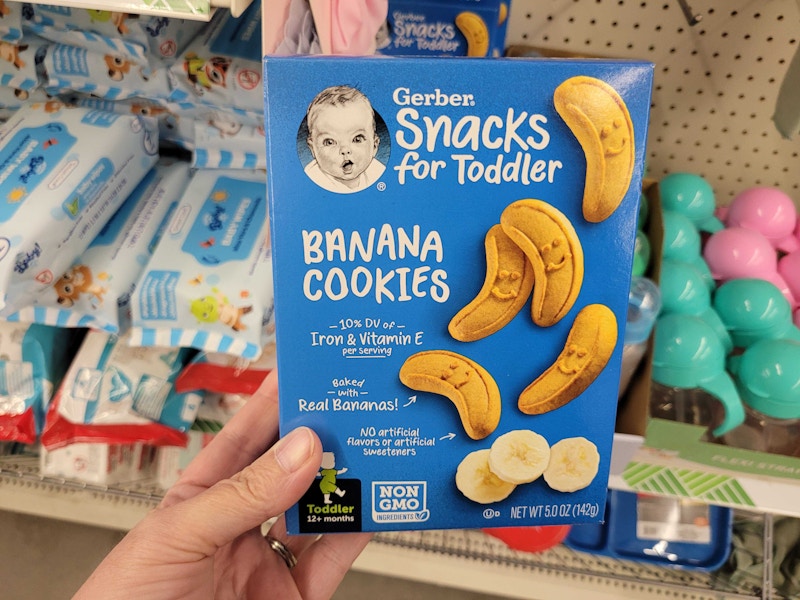 dollar tree gerber toddler snacks