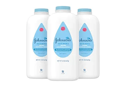 Johnson's Baby Powder 3-Pack