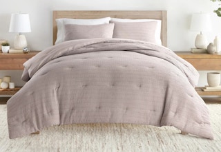 l & h textured comforters