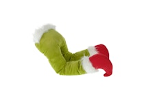 Grinch Plush Leg Christmas Decor