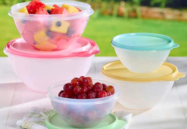 12-Piece Tupperware Vintage Bowl Collection, Only $30 Shipped at HSN card image