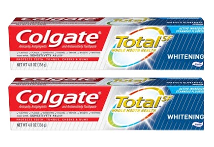 2 Tubes of Colgate Toothpaste