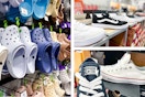 Retail Foot Locker In Store KCL Photo Crocs Vans and Converse