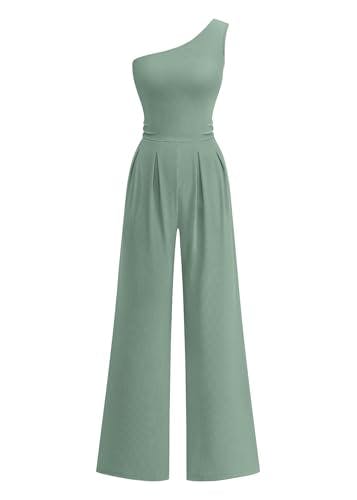 Women's One Shoulder Jumpsuit