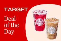 Target Deal of the Day: BOGO 50% Off Starbucks Drinks card image