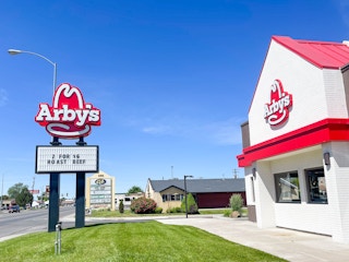 outside arbys restaurant 