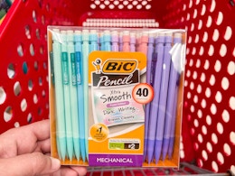 Bic Pastel Xtra-Smooth Mechanical Pencils 40-Pack, Now Only $4 on Amazon card image