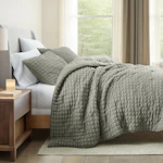 Seersucker Textured Comforter Set
