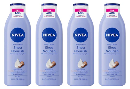 4 NIVEA Shea Nourish Body Lotions
