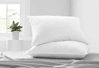 linens and hutch pillow