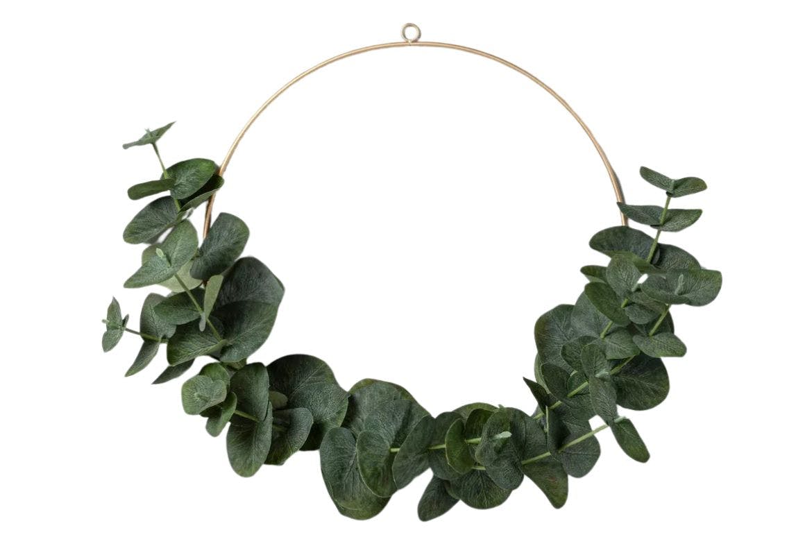Hearth & Hand With Magnolia Wire Eucalyptus Wreath