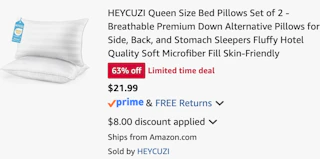 amazon-bed-pillows-cart