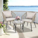 Wicker Patio Chair Set