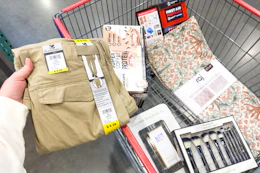 costco clearance items in shopping cart