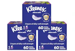 3 Kleenex Tissue Boxes