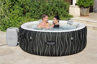 SaluSpa Hollywood AirJet Inflatable Circle Hot Tub