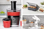 Juicer, panini press & stand mixer
