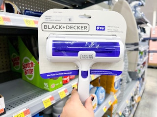 walmart black and decker pet hair remover roller a 1682606533 1682606533