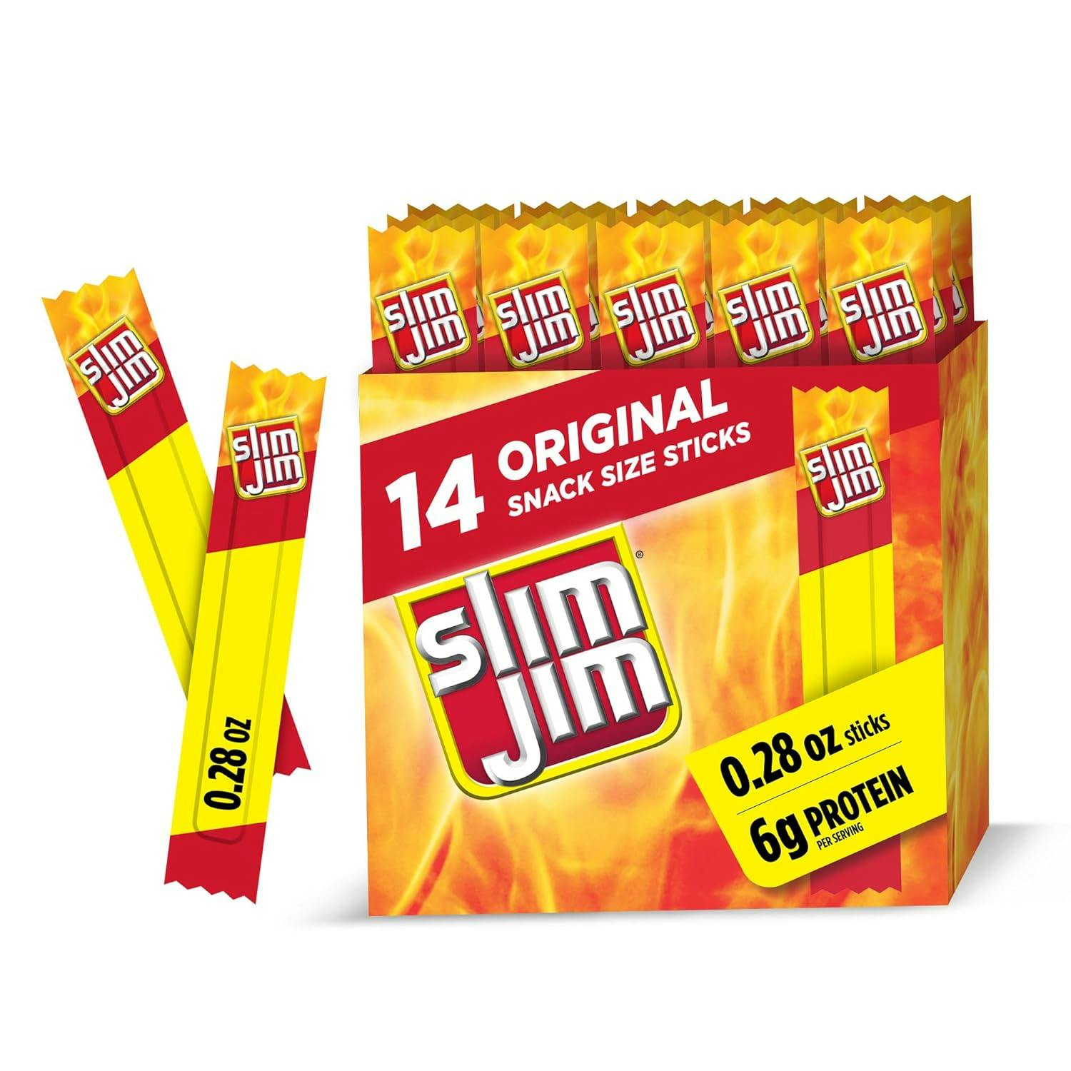 Slim Jim Smoked Meat Sticks