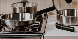 stainless steel pots and pans