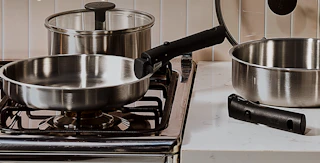 stainless steel pots and pans