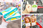 collage image of pampers wipes, clairol hair color, and cvs hand soaps