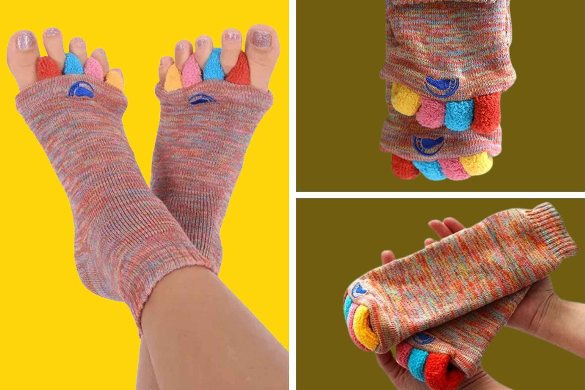 Buy 2 Pairs of My Happy Feet Socks, Get 1 Free (Plus Free Shipping)