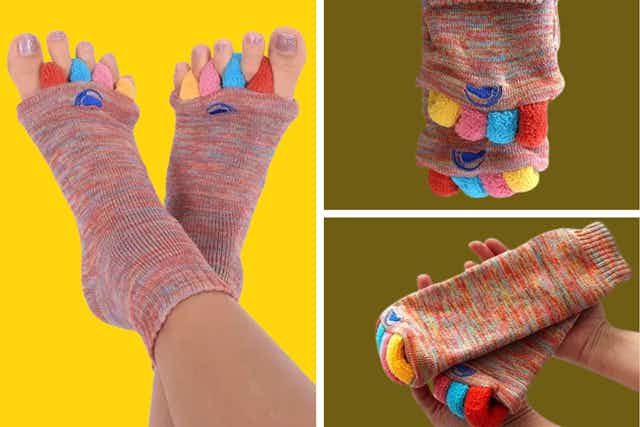 Buy 2 Pairs of My Happy Feet Socks, Get 1 Free Plus Free Shipping card image