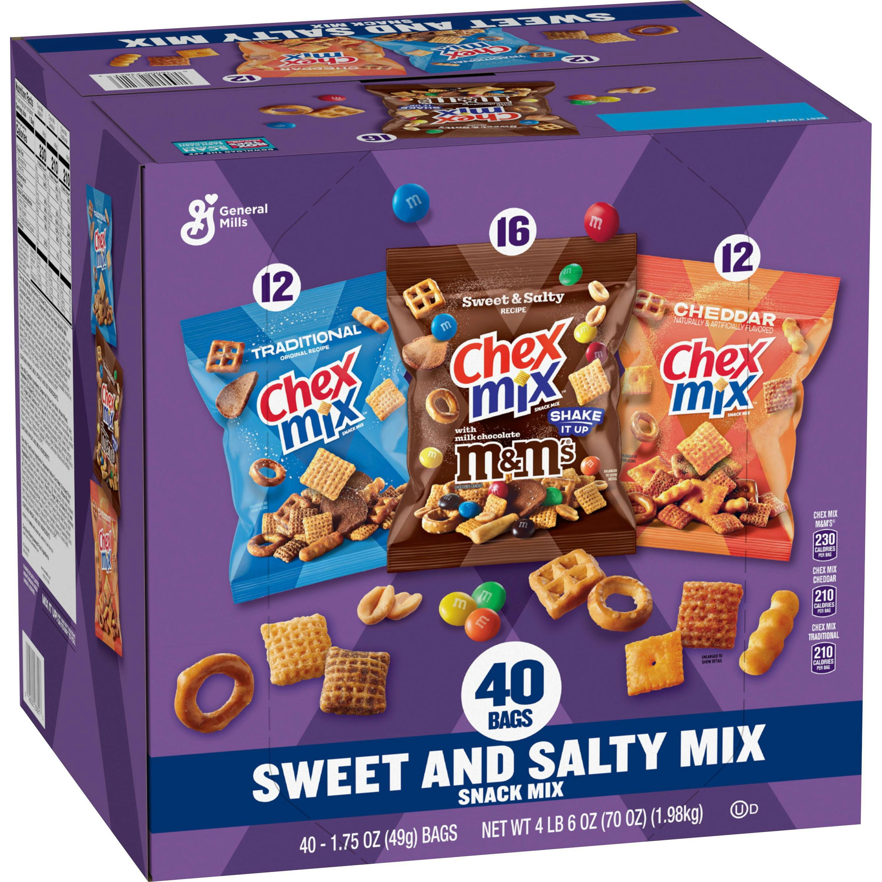 Chex Mix Variety Pack 40-Pack