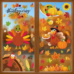 Thanksgiving Window Clings