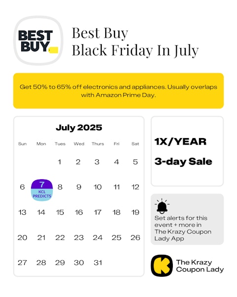 Best Buy Black Friday in July 2025