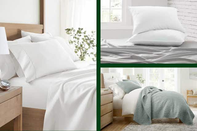 Linens & Hutch Luxury Bedding: $27 Duvet Sets, $21 Sheet Sets, $36 Pillows card image