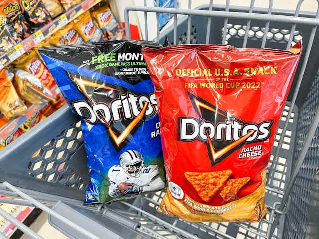 BOGO Free Doritos and Cheetos Chips at Rite Aid for Only $2.80 per Bag card image