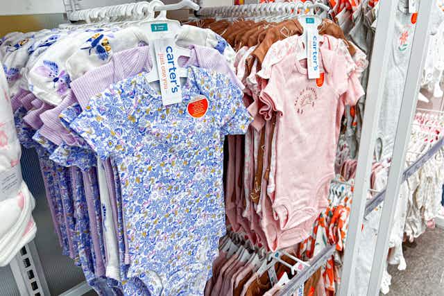 Carter's Baby Deals at Target: $1.71 Bodysuits, $4 Sleep & Plays, and More card image