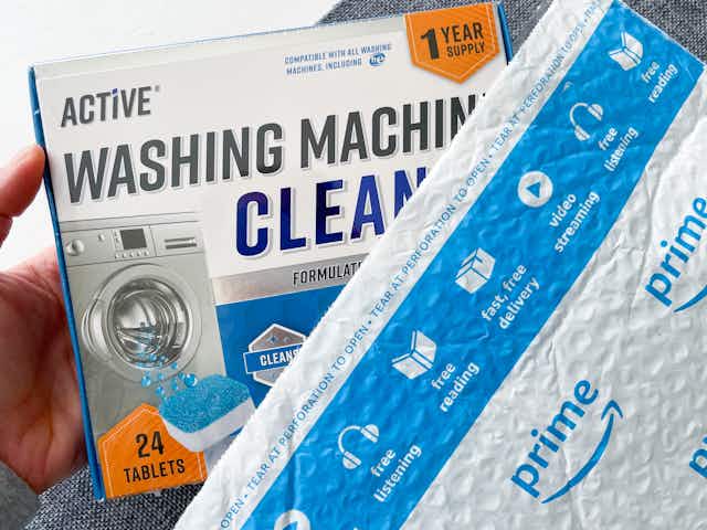 Washing Machine Cleaner Tablet 24-Pack, Now $16 on Amazon card image