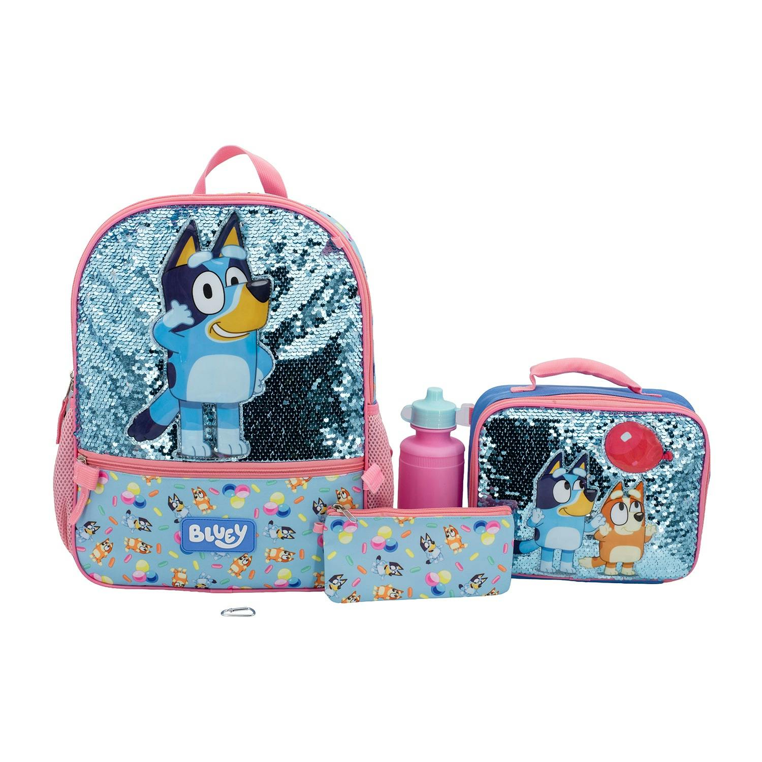 Bluey 5-Piece Backpack Set