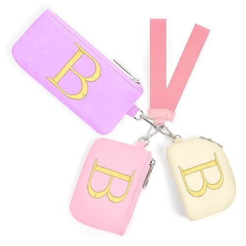 Mini Keychain Wristlet Wallet 3-Pack