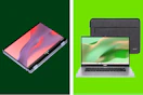2 stock images of Chromebooks