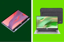 2 stock images of Chromebooks