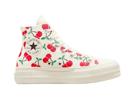 Converse Adult Cherries Platform Shoes