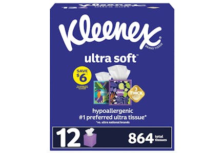 Kleenex Tissues Bundle 12-Pack