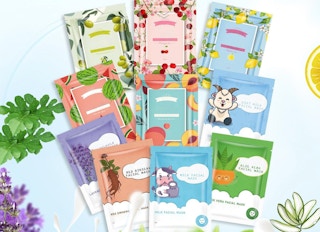 a pack of sheet masks 
