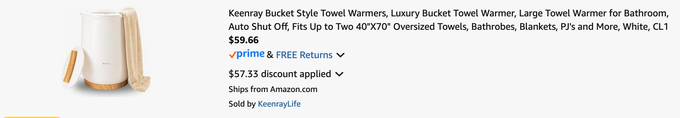 Amazon Towel Warmer 2025