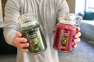 large holiday yankee candle jars