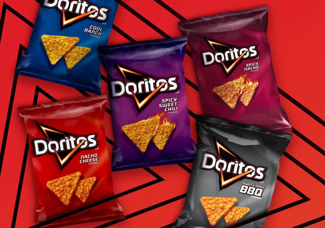 bags of Doritos 